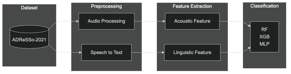 Multimodal pipeline flowchart